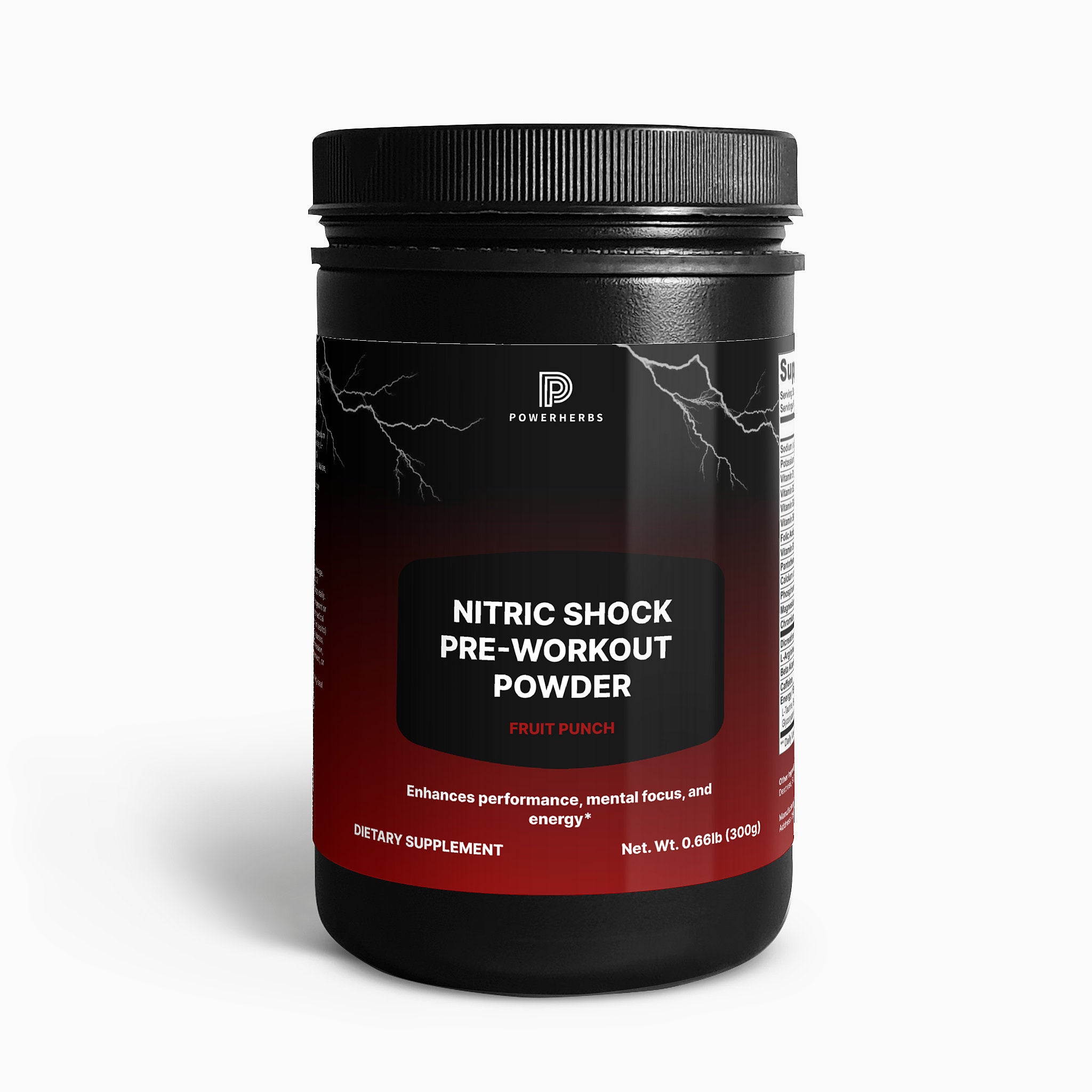 Nitric Shock Pre-Workout Powder (Fruit Punch)